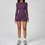 Load image into Gallery viewer, Luxurious Contour 2 Piece Yoga Athleisure Set Nylon
