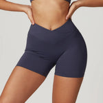 Load image into Gallery viewer, High Waist Contour Seamless Yoga Shorts Performance
