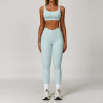 Load image into Gallery viewer, Premium Performance Knit Yoga Set With Contoured Leggings
