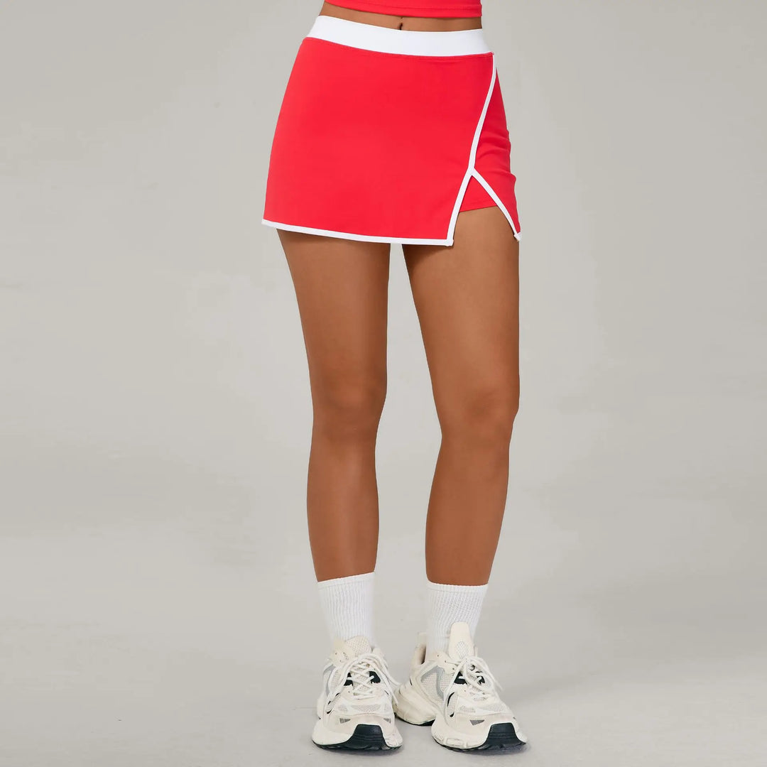 Patchwork Yoga Skirt Anti Glare Running Performance