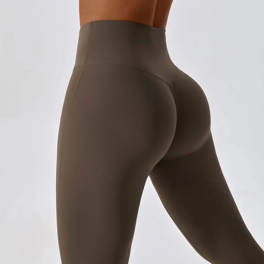 Seamless High Waist Contour Yoga Leggings Performance