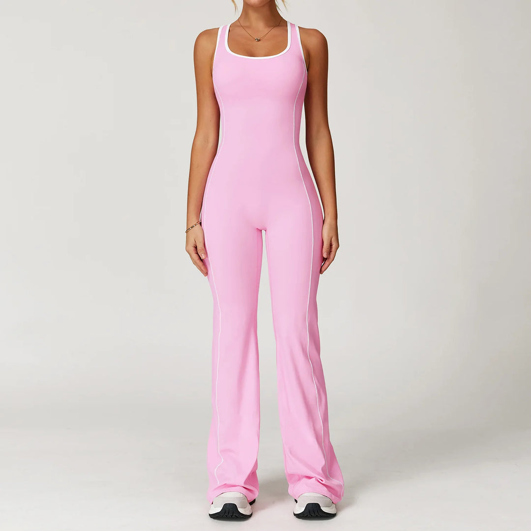 Sculpted Seamless Performance Jumpsuit With Front Zip
