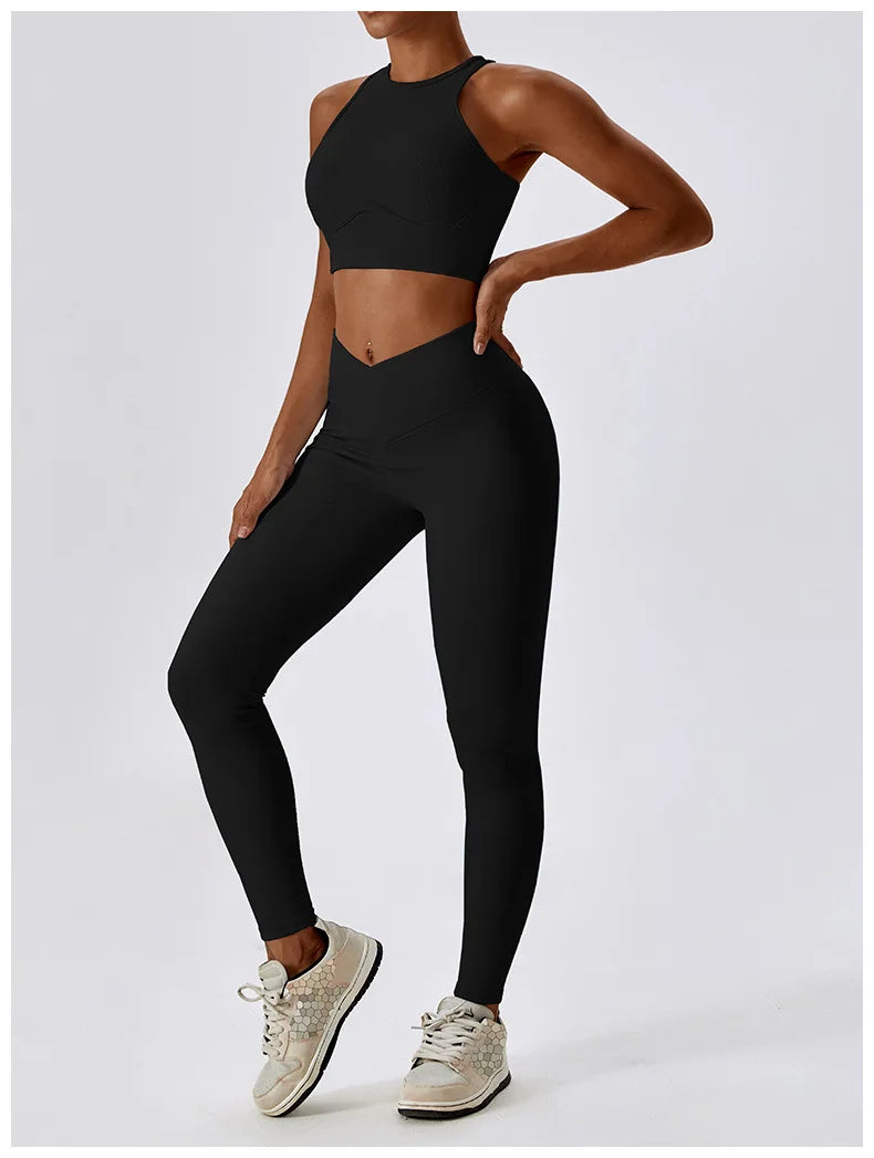 Seamless Contouring 2 Piece Yoga Set Performance Pro