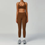 Load image into Gallery viewer, Seamless Performance Contour Yoga Set With Waist Band
