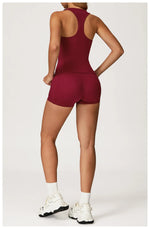 Load image into Gallery viewer, 2 Piece Premium Luxe Contoured Tracksuit Nylon Knit
