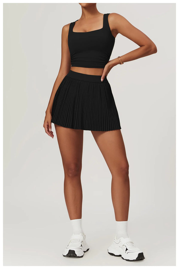 Luxurious Contour Performance Yoga Wear Skirt Nylon