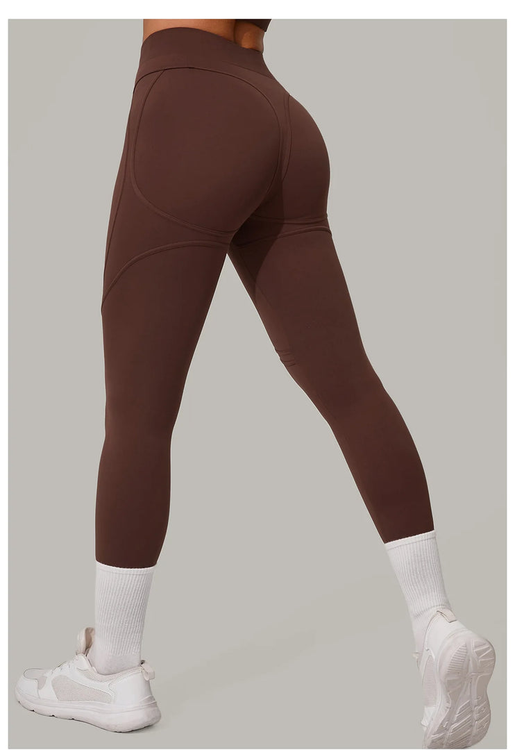 Premium Contour High Waist Yoga Leggings Performance Fabric