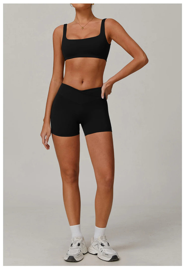 Contoured Performance Yoga Leggings With High Waist