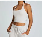 Load image into Gallery viewer, Feather Light Bra Interlocking Open Back Halter Contour
