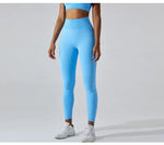 Load image into Gallery viewer, Seamless High Waist Leggings Moisture Wicking Contour
