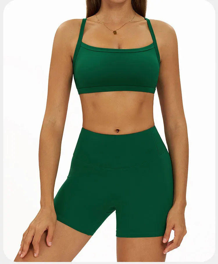 Breathable Seamless Sports Bra For Outdoor Performance