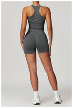 Load image into Gallery viewer, Seamless Contour Performance Fabric Two Piece Yoga Set
