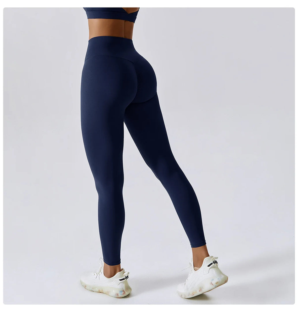 Seamless High Waist Contour Sculpted Leggings