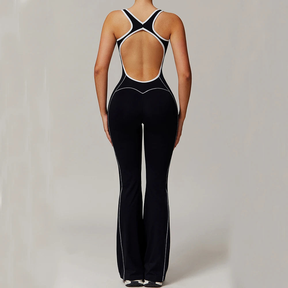 Sculpted Seamless Performance Jumpsuit With Front Zip