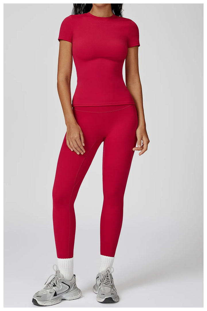 2 Piece Seamless Yoga Set Performance Leggings Luxe