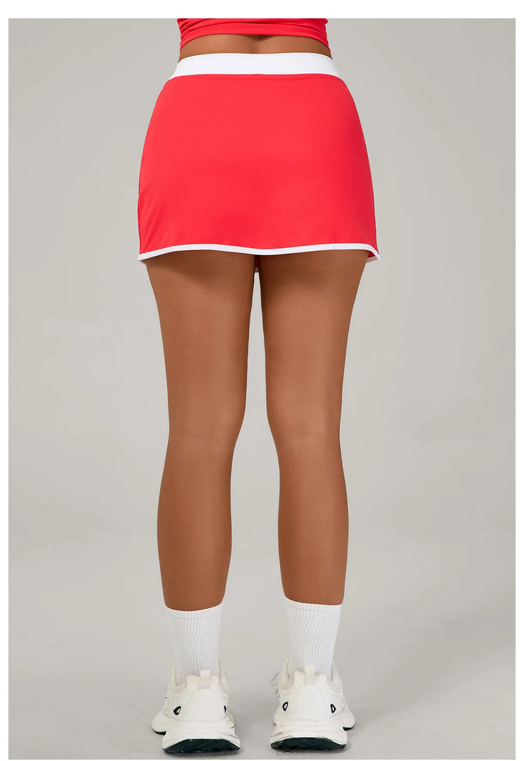 Patchwork Yoga Skirt Anti Glare Running Performance