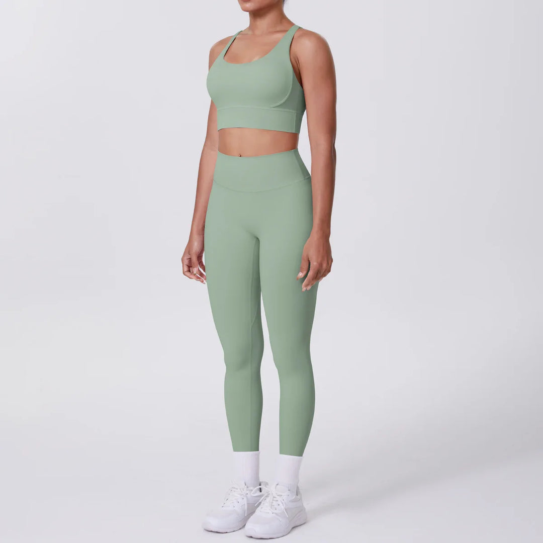 Ultra Luxe Contour Yoga Wear 2 Piece Leggings Nylon