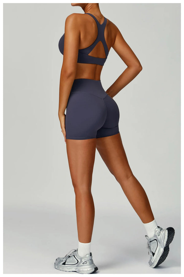 Seamless Performance Contour Yoga Set With Waist Band