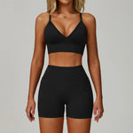 Load image into Gallery viewer, Two Piece Contour Seamless Performance Yoga Ensemble
