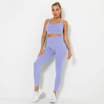 Load image into Gallery viewer, Seamless Contour Two Piece Yoga Set Performance Wear
