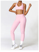 Load image into Gallery viewer, High Waist Contour Seamless Yoga Leggings With Performance
