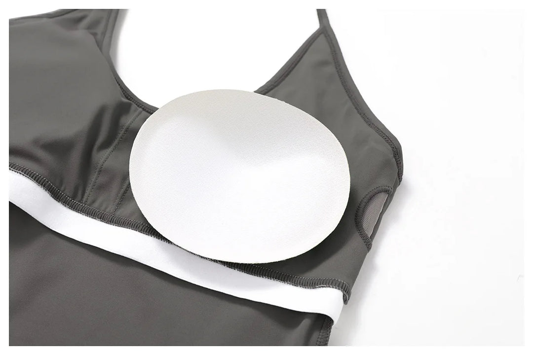 Racer Back Breathable Contour Light Weight Sports Bra Nylon