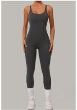 Load image into Gallery viewer, Luxe Sleeveless Yoga Jumpsuit Nylon Spandex
