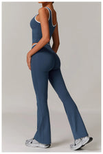 Load image into Gallery viewer, Breathable Two Piece Performance Yoga Set Contour Leggings
