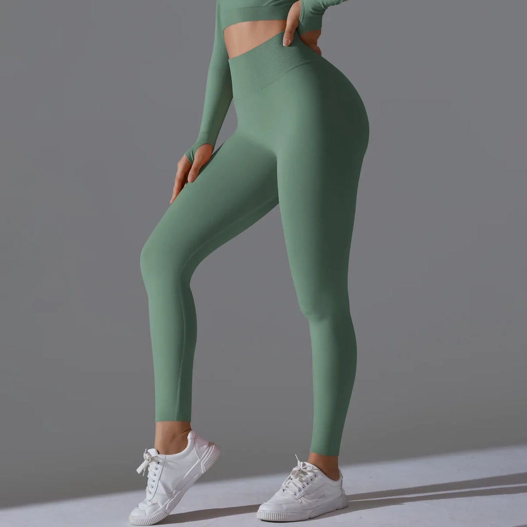 Seamless High Waist Yoga Leggings Performance Comfort