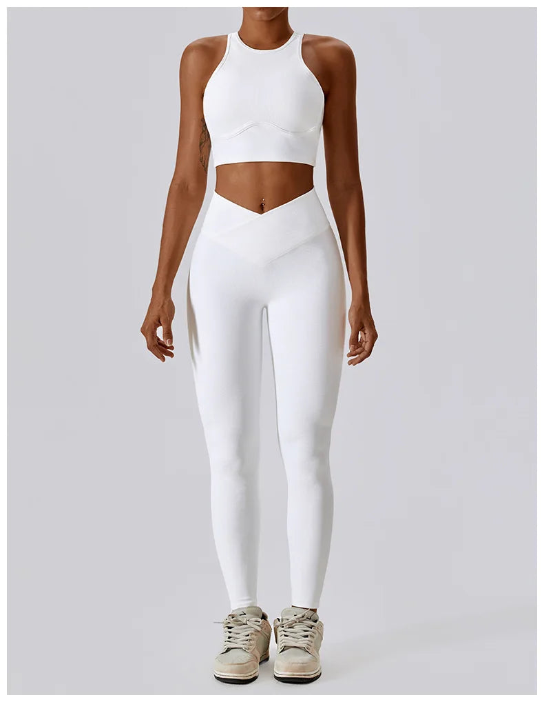 Ribbed Contour Ultra Breathable Premium Sports Bra Chest Pads