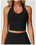 Load image into Gallery viewer, Halter Seamless Yoga Bra Vest with High Performance Fabric
