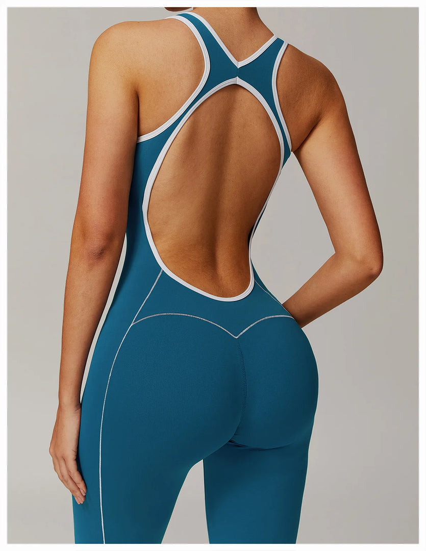 Sculpted Seamless One-Piece Yoga Jumpsuit Signature