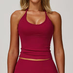 Load image into Gallery viewer, Racer Back Breathable Contour Light Weight Sports Bra Nylon
