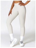 Load image into Gallery viewer, High Waist Contour Seamless Yoga Leggings With Performance
