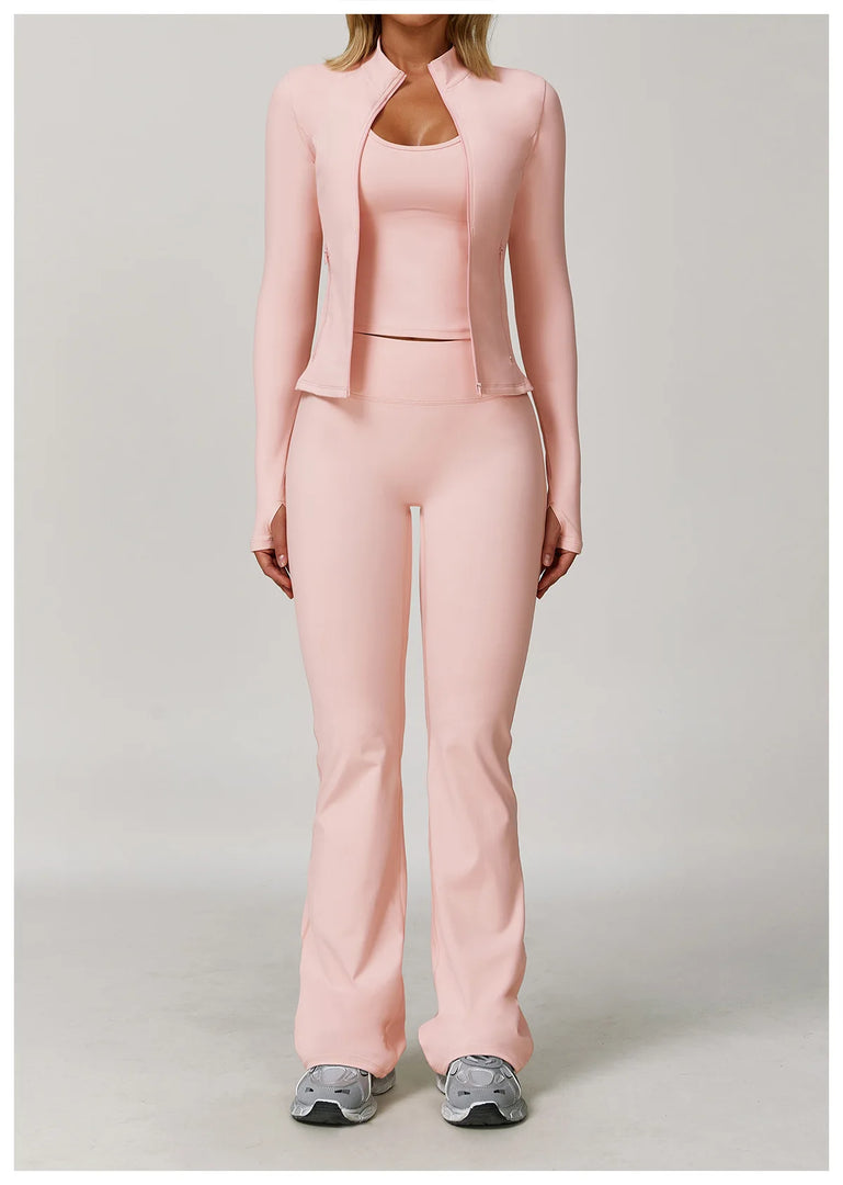 Two Piece Yoga Contour Signature Performance Activewear Set