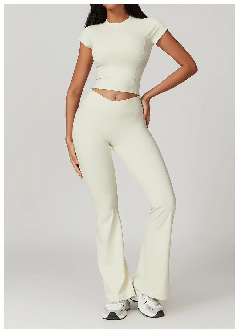 Breathable Seamless Studio Tee Nylon Knit For Running