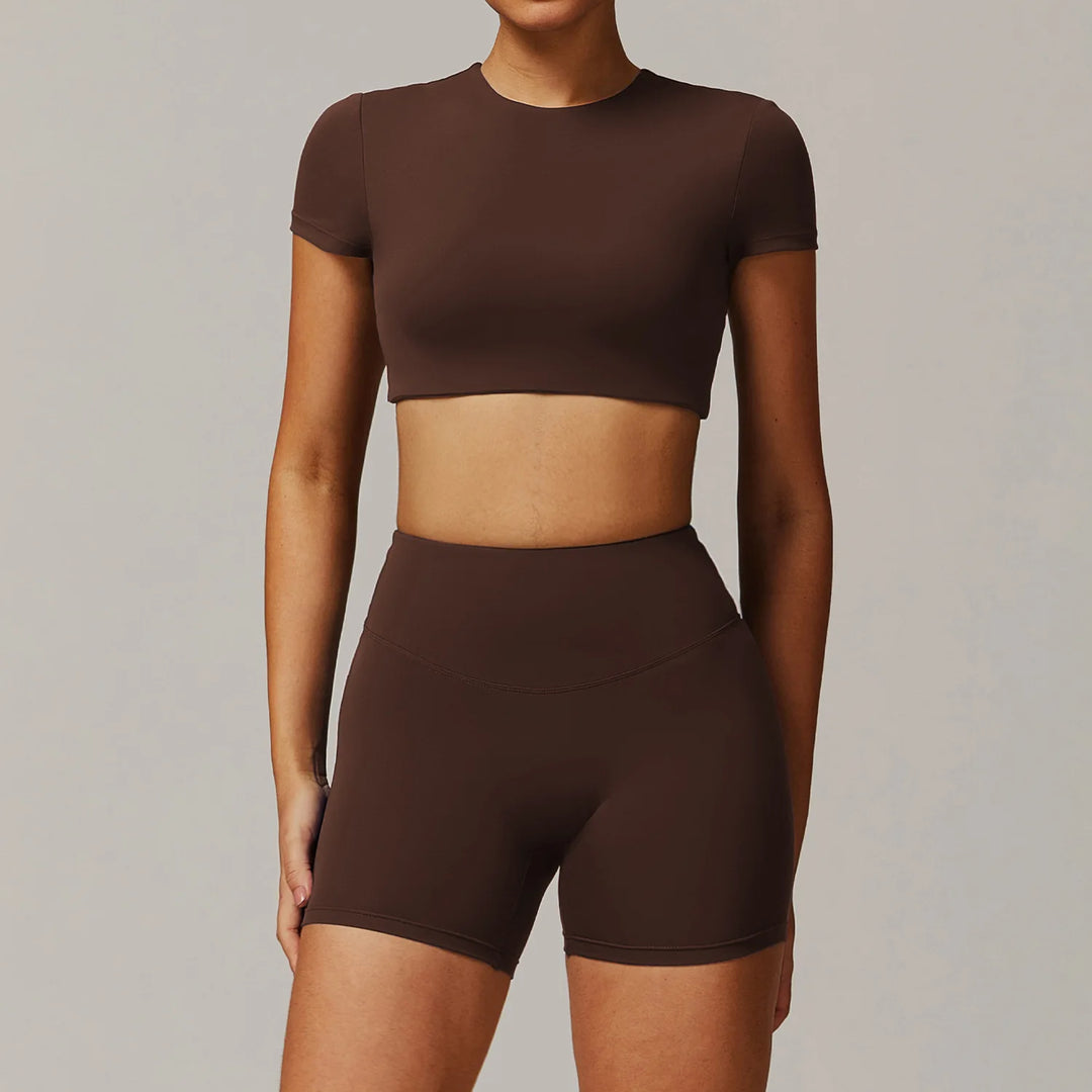 Seamless Contour Two Piece Yoga Set Luxe Performance Wear