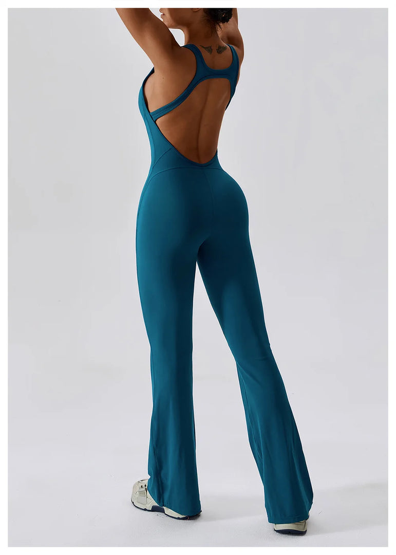 Seamless Contour Studio Jumpsuit Breathable Nylon Knit