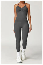 Load image into Gallery viewer, Two Piece Yoga Set Seamless Contour Performance Wear
