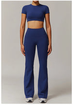 Load image into Gallery viewer, Seamless Contour Two Piece Yoga Set Luxe Performance Wear
