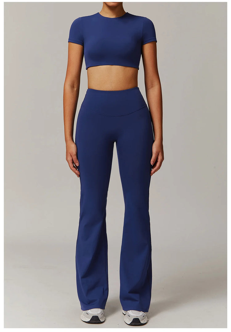 Seamless Contour Two Piece Yoga Set Luxe Performance Wear