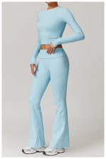 Load image into Gallery viewer, Signature 2 Piece Yoga Ensemble Nylon Plus Performance
