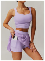 Load image into Gallery viewer, Luxurious Contour Performance Yoga Wear Skirt Nylon
