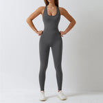 Load image into Gallery viewer, Seamless Contour Sculpt One Piece Yoga Bodysuit Set
