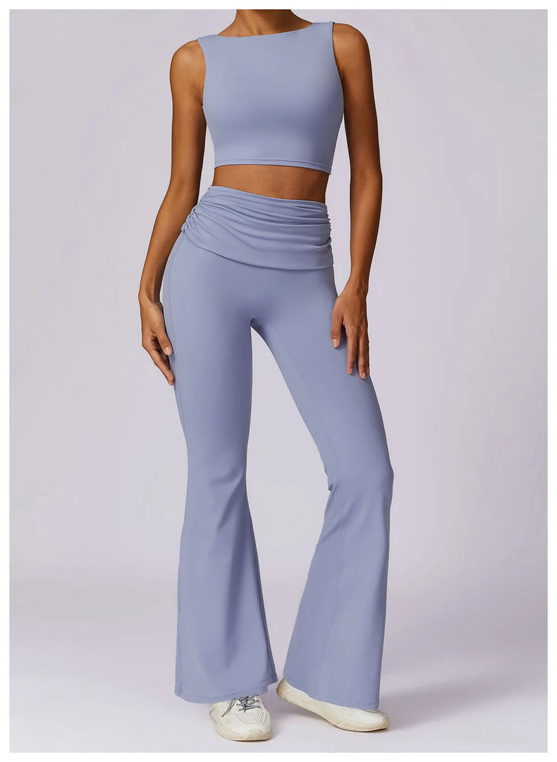 Luxurious Yoga Bra Leggings Seamless Contoured Multistretch