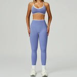 Load image into Gallery viewer, Seamless Contour Two Piece Yoga Set Luxe Performance Wear
