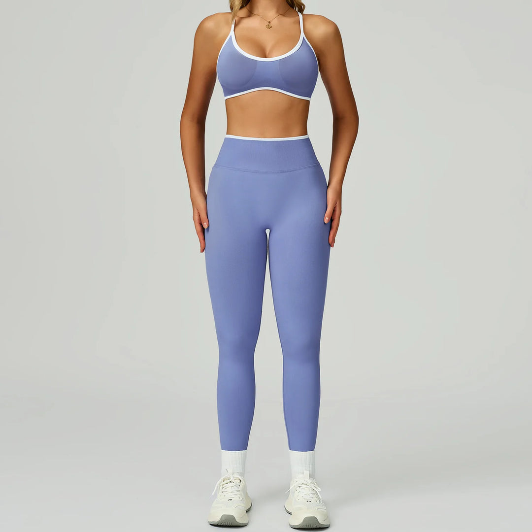 Seamless Contour Two Piece Yoga Set Luxe Performance Wear