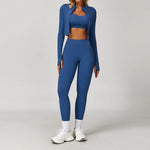 Load image into Gallery viewer, Three Piece Breathable Yoga Tracksuit Pro For Performance
