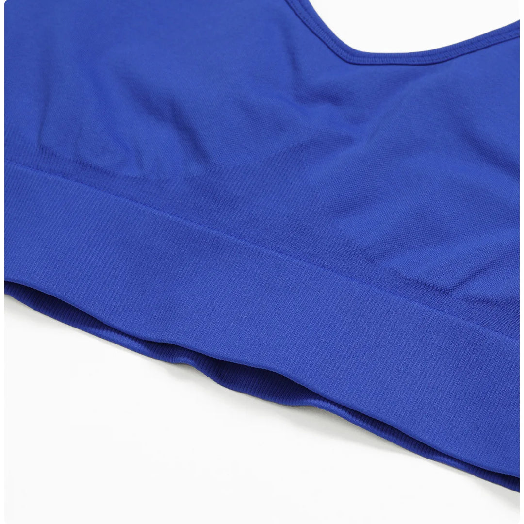 Breathable Sculpted Yoga Performance Bra With Halter Back