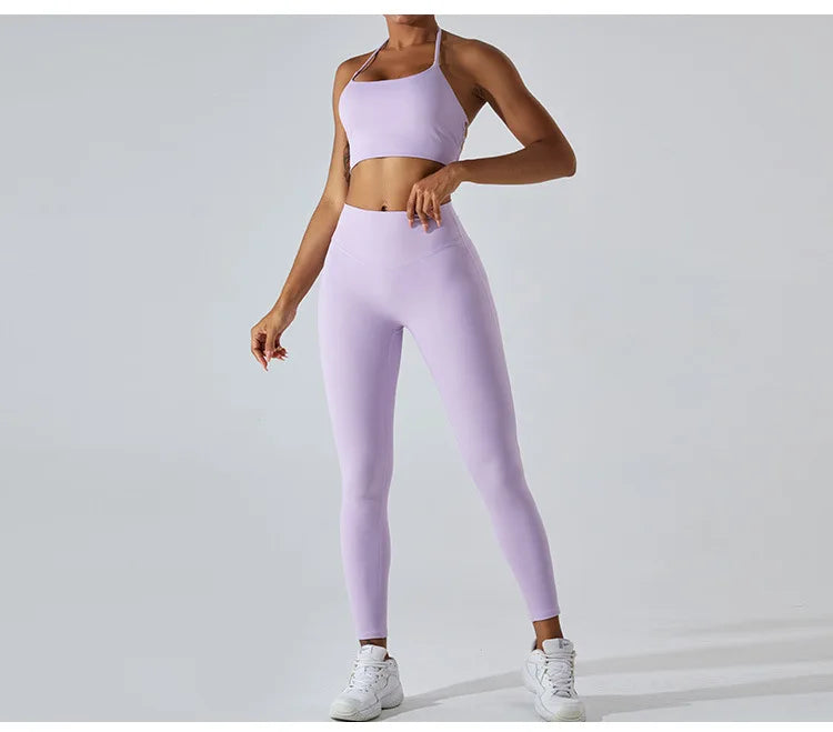 Cross Back Strappy Seamless Bralette Soft Nylon Spandex